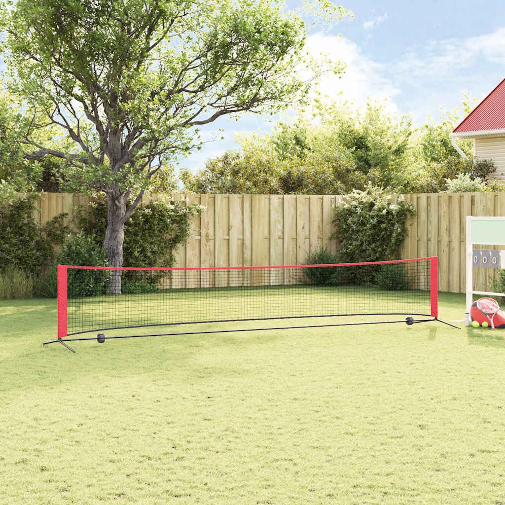 Tennisnetz 301 x 90,5 x 87 cm Faltbar mit Tragetasche für Garten Park und Indoor, Tragbares Sportnetz aus Polyester