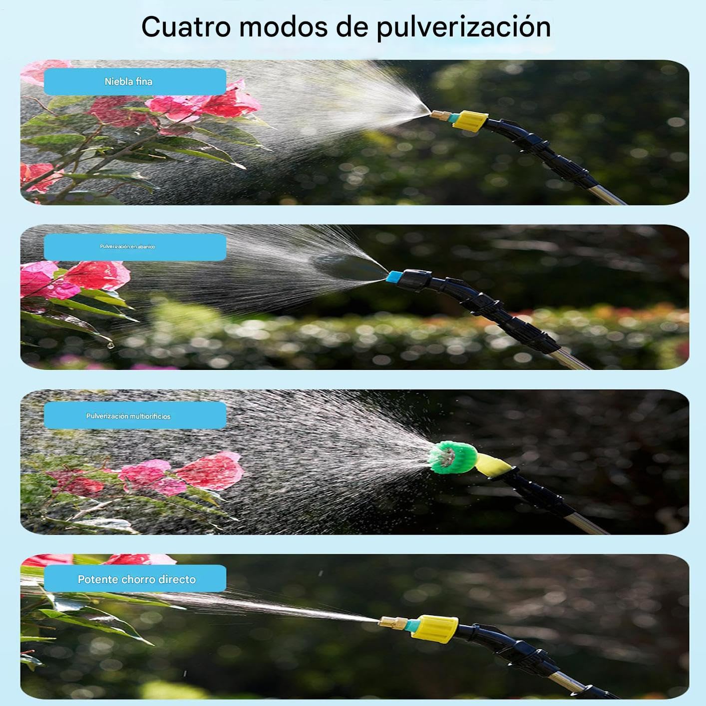 Pulverizador De Jardín Eléctrico Accesorio de 5L para Limpieza de Mascotas