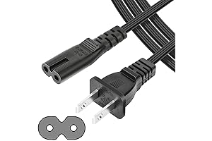 Kimaru TV Power Cord for Samsung LG TCL Sony LED LCD Insignia...