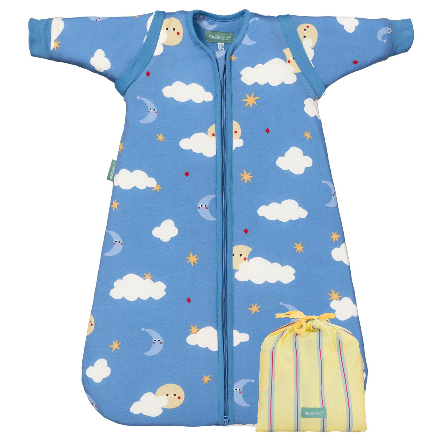 molis&co - Baby Sleeping Bag (Good Night) TOG 1-0-6 Months — image 1
