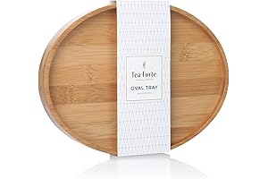 Tea Forte Natural Bamboo Small Tea Tray