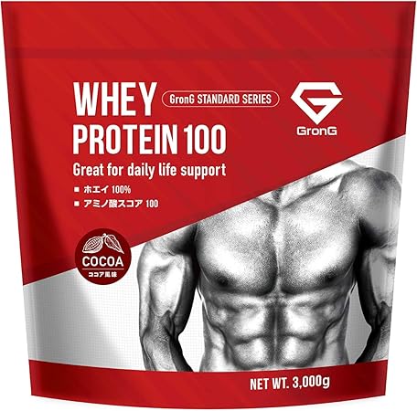 Amazon Grong グロング ホエイプロテイン100 スタンダード ココア風味 3kg Grong グロング ホエイプロテイン Amazon Grong グロング ホエイプロテイン100 スタンダード ココア風味 3kg Grong グロング ホエイプロテイン