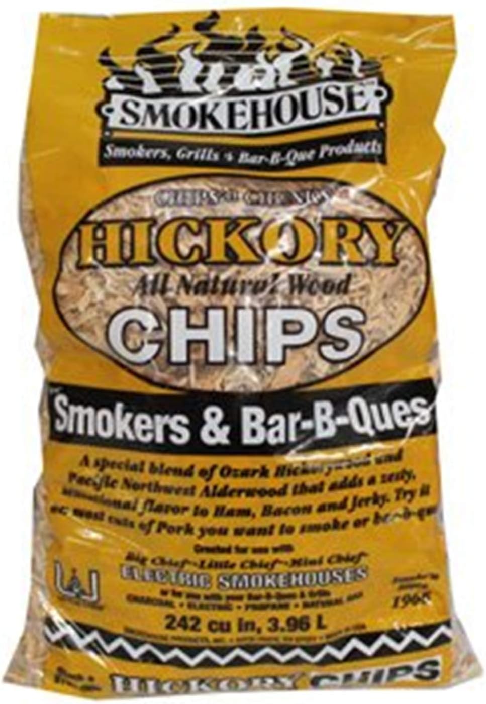 Hickory Chips N Chunks Smoker Chips Patio, Lawn & Garden