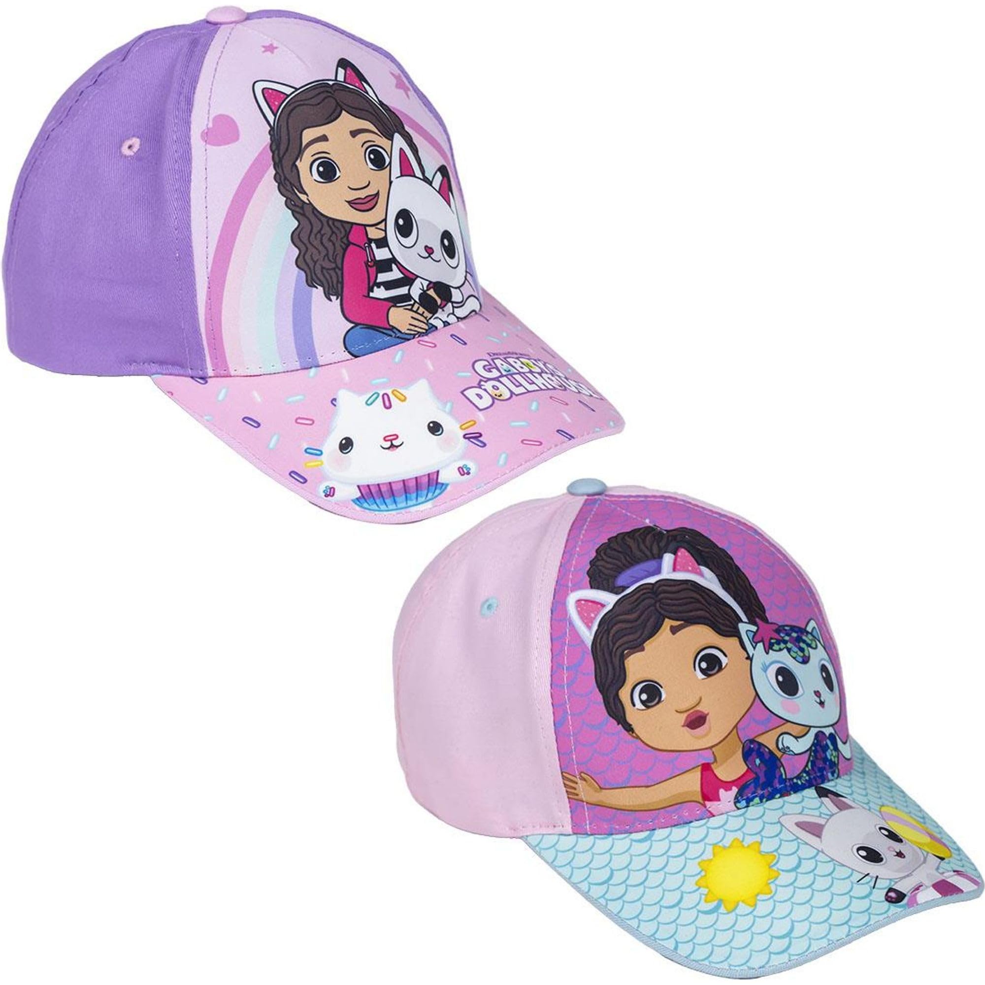 CERDÁ LIFE'S LITTLE MOMENTS Girl's Gabby's Dollhouse Children's Cap with Visor, Turquoise, One Size