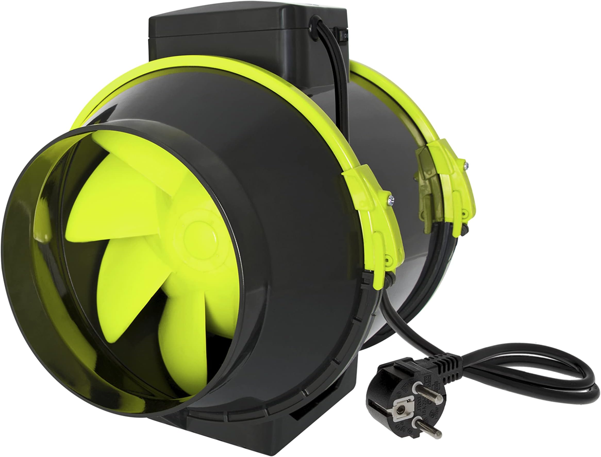 GARDEN HIGHPRO | PROFAN TTMAX FAN Extractor 125 mm | Culture Extractor | Culture Extractor | Air Flow up to 280 m3/h | Low Consumption | Cable Included