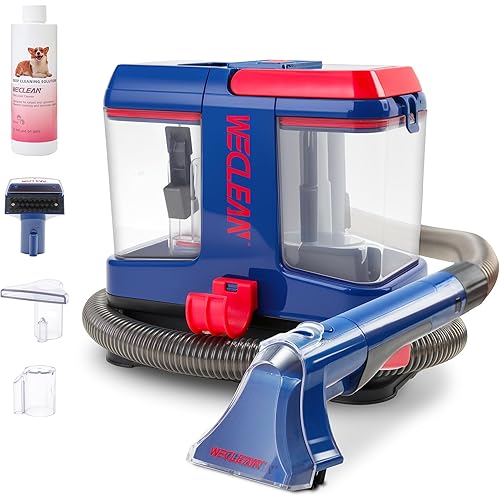 WECLEAN C5 Portable Carpet & Upholstery Spot Cleaner Machine,Deep Cleaning for Carpet,Car Couch, with Deep Cleaning Solution