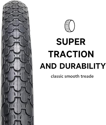 Miniatura 2 de Hycline Neumático de bicicleta, neumático de repuesto plegable de 2426x2.125 pulgadas para bicicleta de crucero de playa