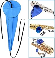 Vista 2 de SKYNEO - Kit de limpieza para saxofón, kit de limpieza para clarinete con kit de mantenimiento, grasa de corcho, hisopo, correa, paño de limpieza