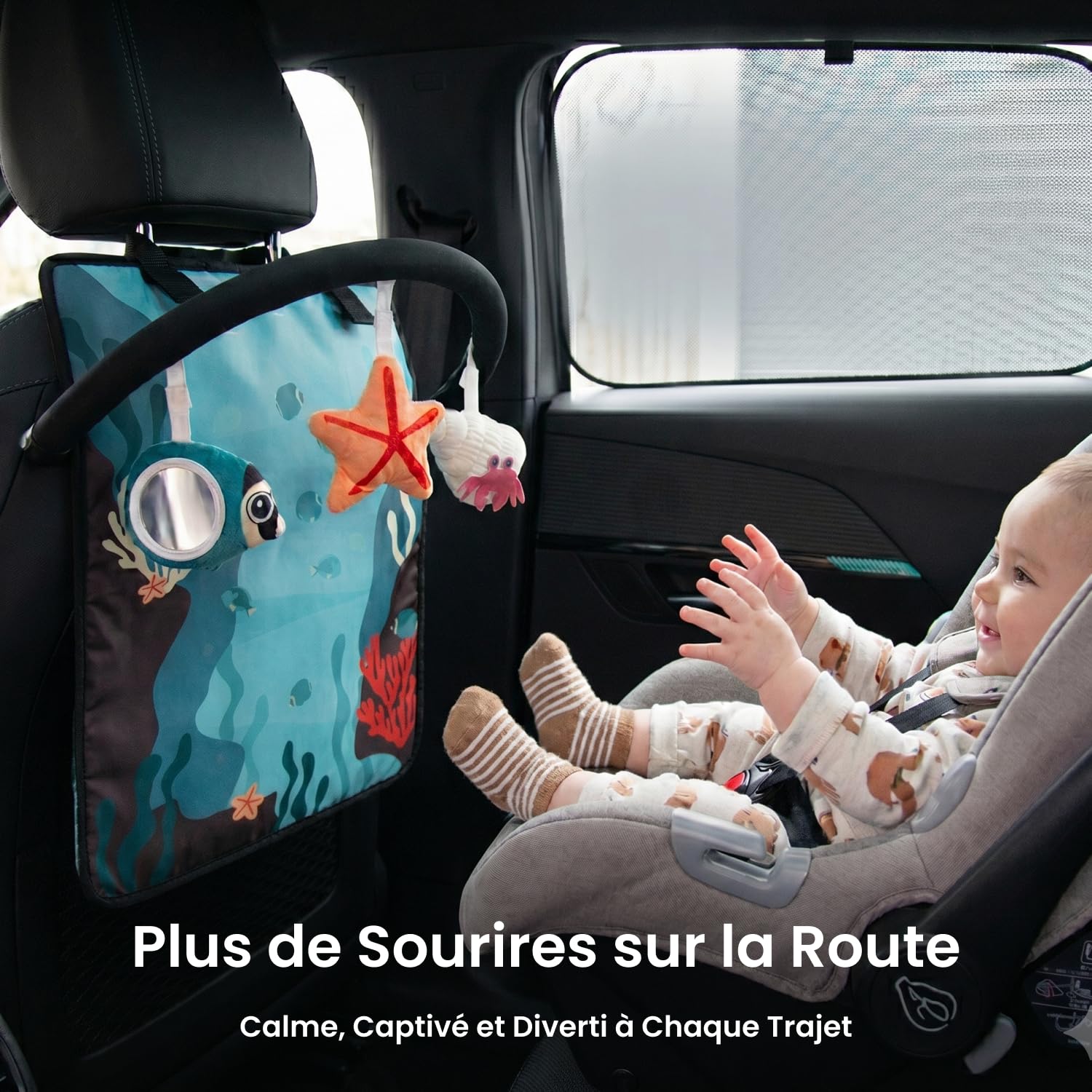 Arche d'Éveil Bébé pour Voiture, 0-6 Mois