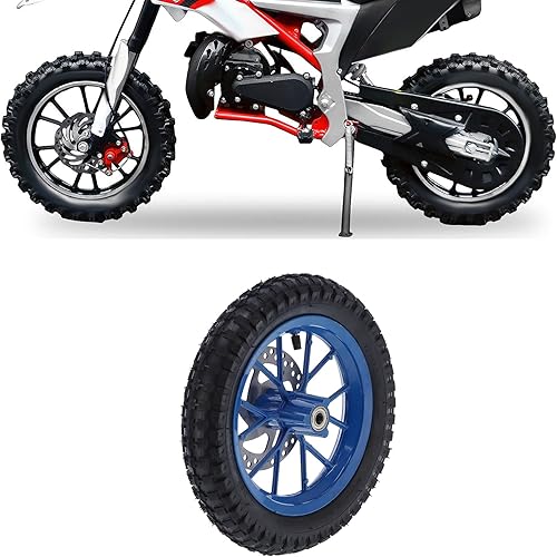 Miniatura 9 de Acouto Rueda delantera de 12.5 x 2.75 pulgadas para mini bicicleta de cross de 2 tiempos, rueda delantera de goma, rueda delantera de llanta, disco