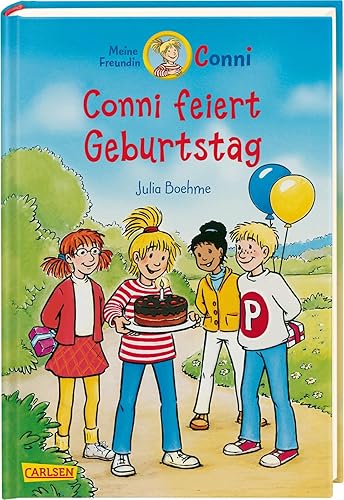 Conni Erzählbände 4: Conni feiert Geburtstag (farbig illustriert): Eine lustige Geburtstags-Geschichte ab 7 Jahren zum Selberlesen und Vorlesen - mit vielen tollen Bildern (4)