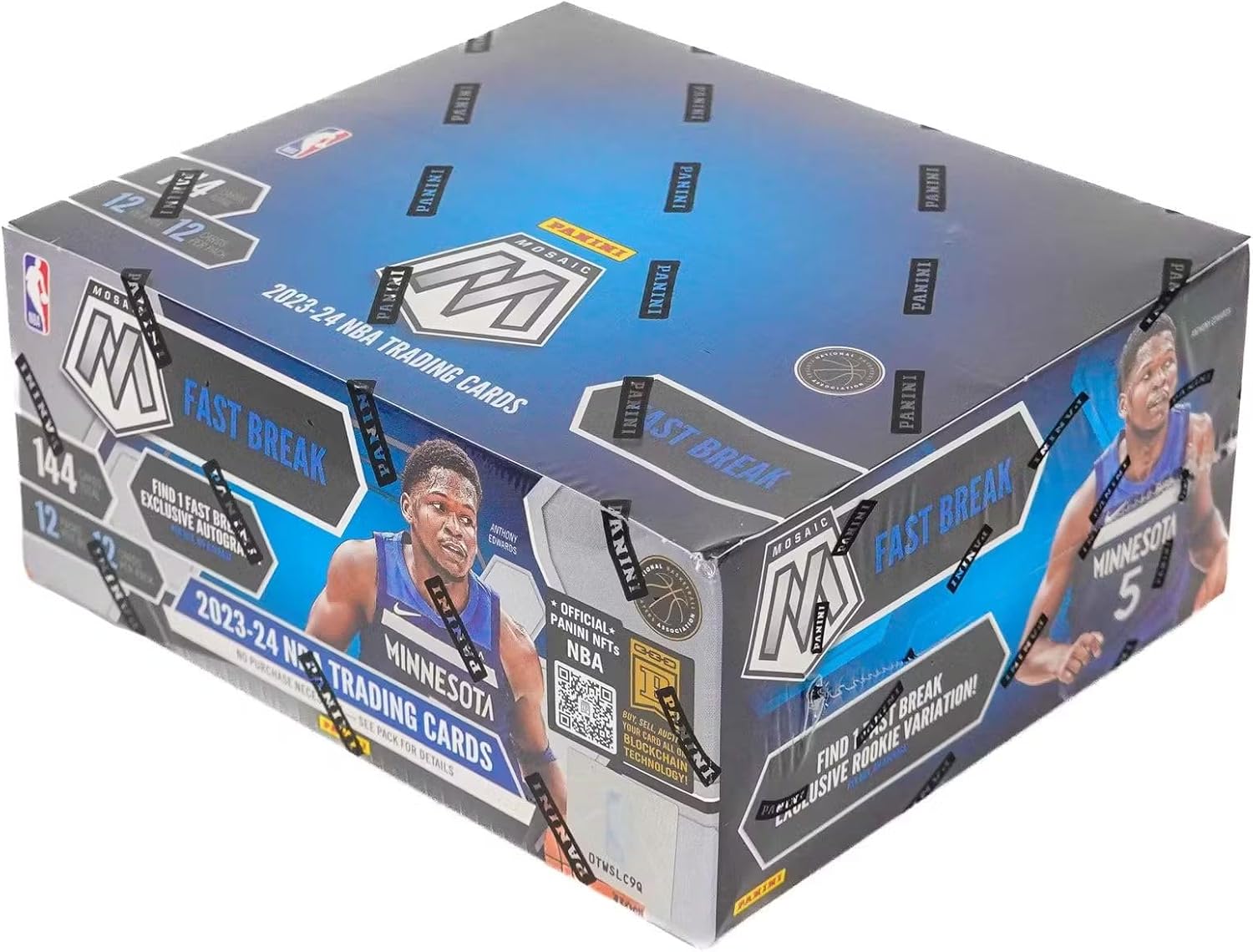 2023/24 Panini Mosaic FAST BREAK Basketball box (12 pks/bx)