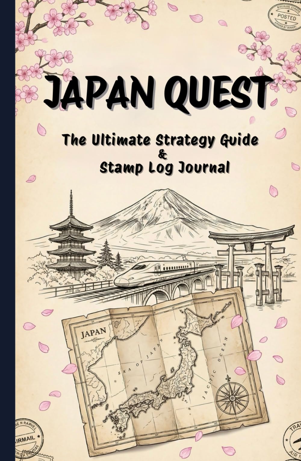 JAPAN QUEST: The Ultimate Strategy Guide & Stamp Log Journal (ZEN edition)