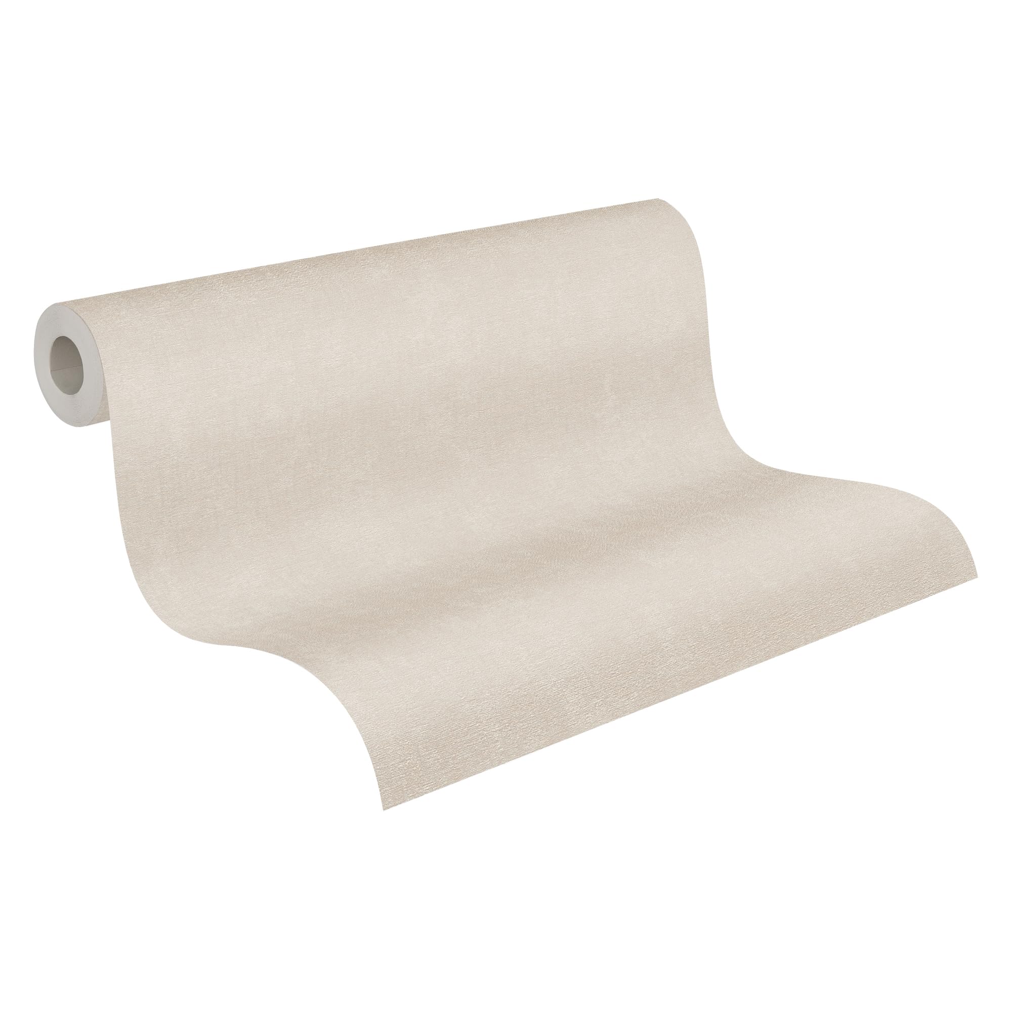 Papel pintado en relieve crema de 10,05x0,53m para renovar paredes