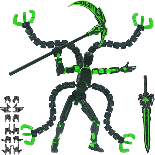 Miniatura 1 de ULTHOOL Figura de acción Titan 13, robot móvil multiarticulado T13 con articulación completa, figura de acción Nova 13, figura de acción Nova 13,