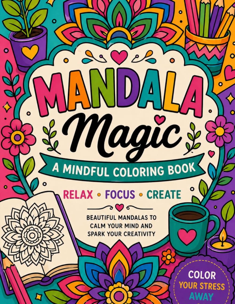 MANDALA MAGIC: A MINDFUL COLORING BOOK