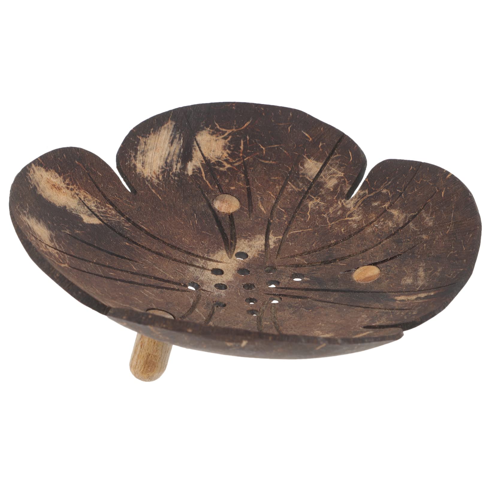 Ciieeo 5 Jaboneras con Forma De Concha para Baño Estilo Pétalo Decoración Acogedora Autodrenante Soporte para Jabón Y Champú.
