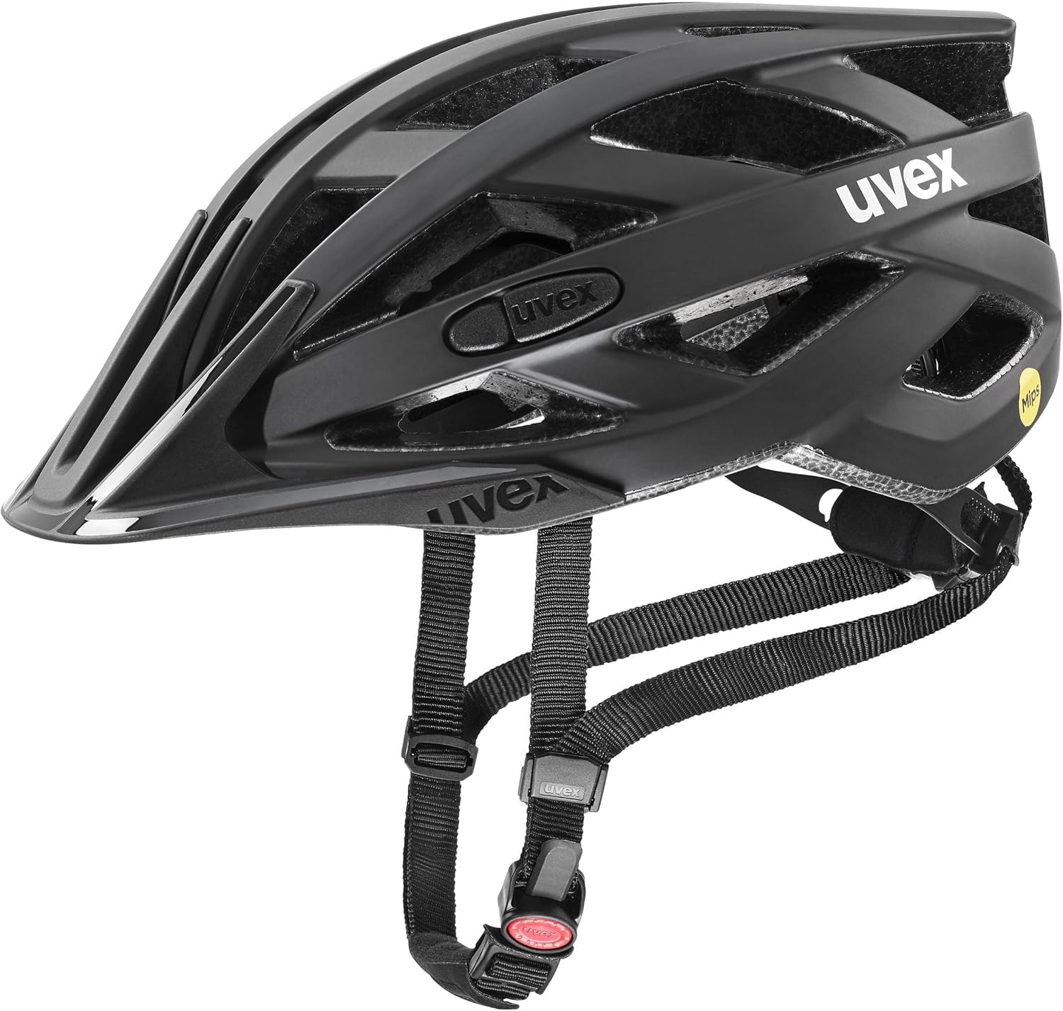 uvex i-vo CC MIPS, Casque de vélo, Adulte Unisexe, Midnight-Silver Matt, 52-57 cm