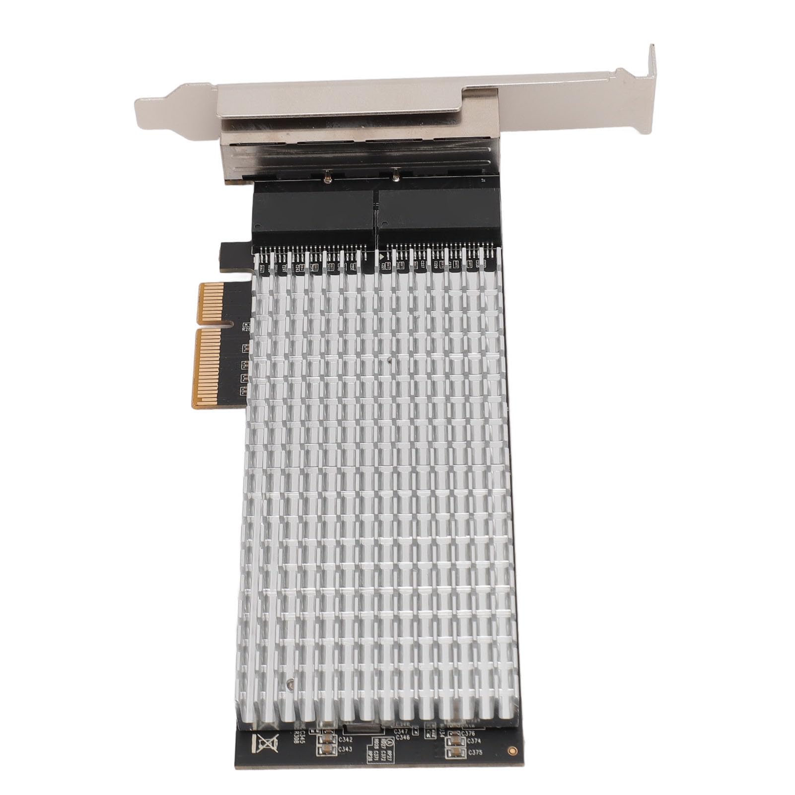 Carte Réseau PCIe X4, Points de Contact Plaqués Or Durables pour Un