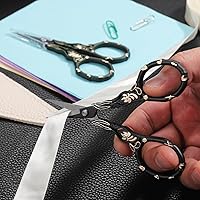 Vista 7 de Little Sharp Tijeras de coser, tijeras multiusos para costura artesanal, punto de cruz, detalle de ganchillo, corte de hilo de corte, tijeras