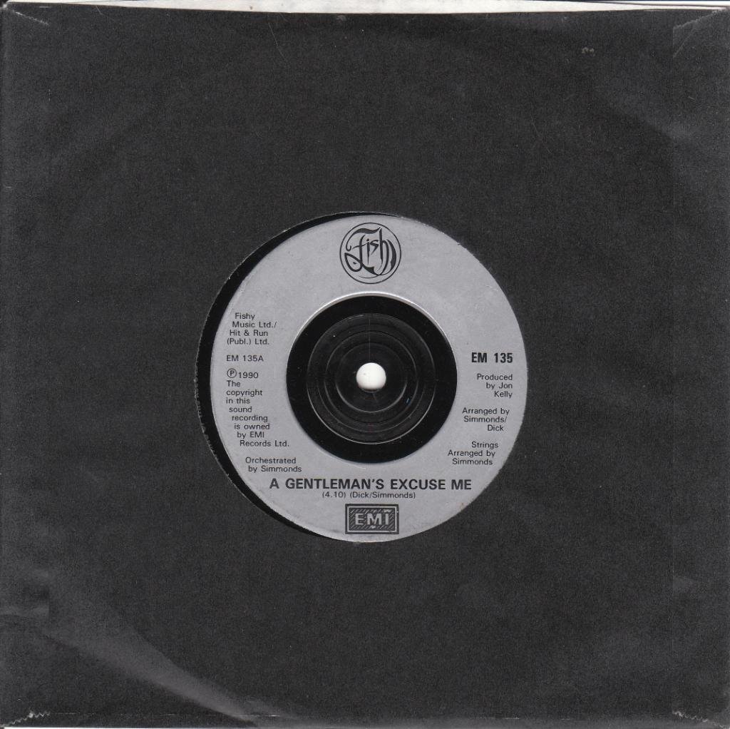 MARILLION - A GENTLEMEN'S EXCUSE ME 7in [31550]