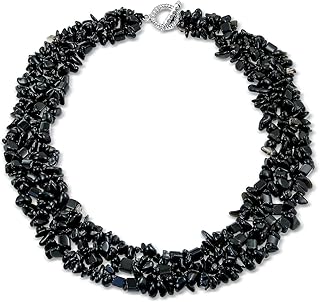 Big Chunky Purple Ametista Quarzo Rosa Nero Onice Blu Lapis Verde Rosa Quarzo Blu Rosso Turchese Gemstone Chips Cluster Multi Strand Statement Bib Collar Collana per Donna