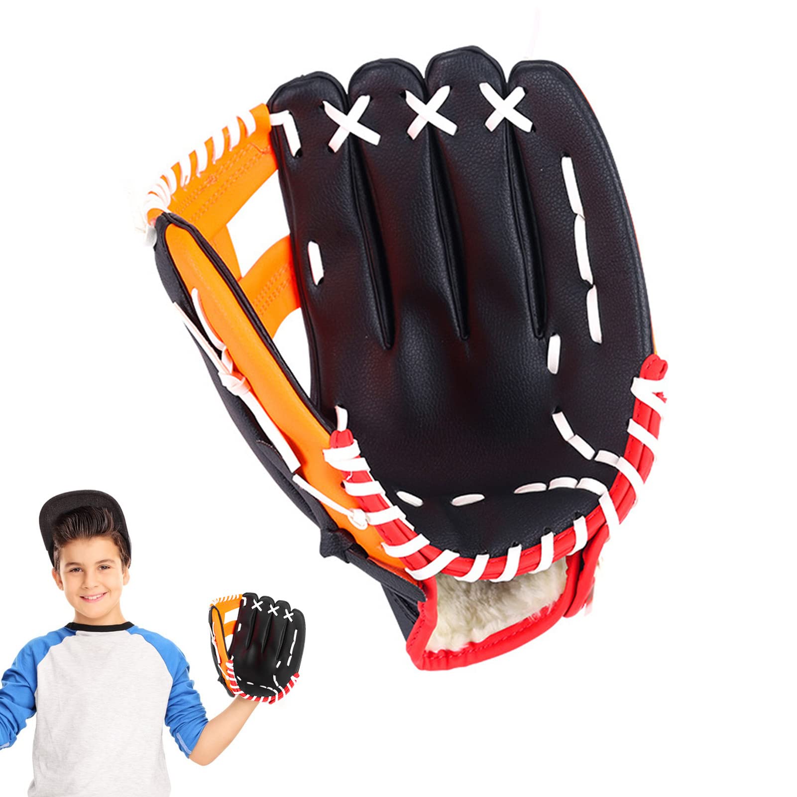 Guanto da Softball per Adulti, Guanto da Baseball Sportivo per Bambini | Guanti Singoli da Baseball Sportivi e Professionali,Getta Un Regalo Sportivo di Compleanno di Natale per Bambini