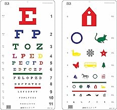 amazon com pediatric eye chart