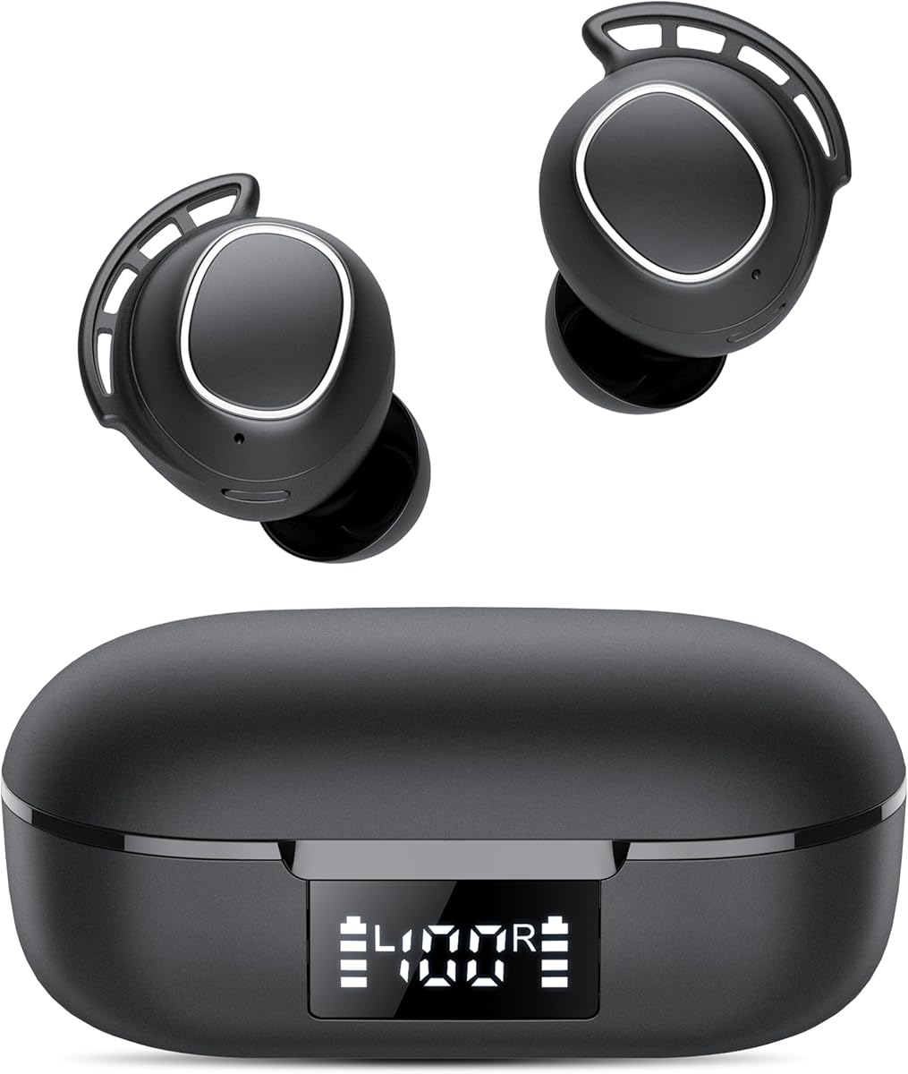 Tiksounds Bluetooth Kopfhörer,Kopfhörer Kabellos Bluetooth 5.3 mit Mikrofon,2025 Neue Kabellose Kopfhörer, Wasserdicht Ohrhörer,USB-C