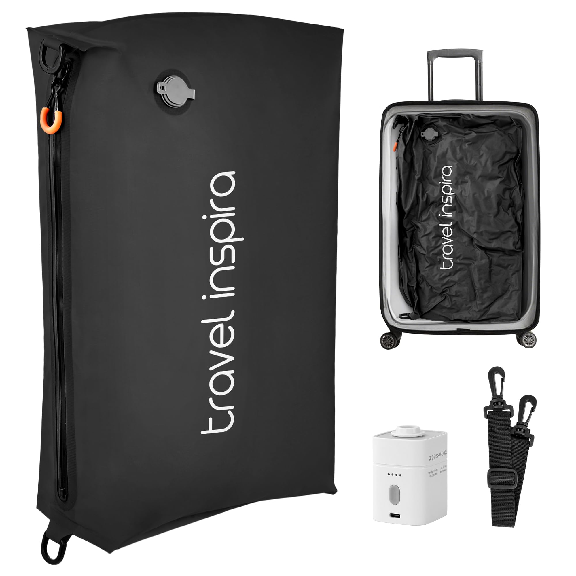 travel inspira Sac Sous Vide Vetement Aspirateur, TPU avec Pompe (1PC)