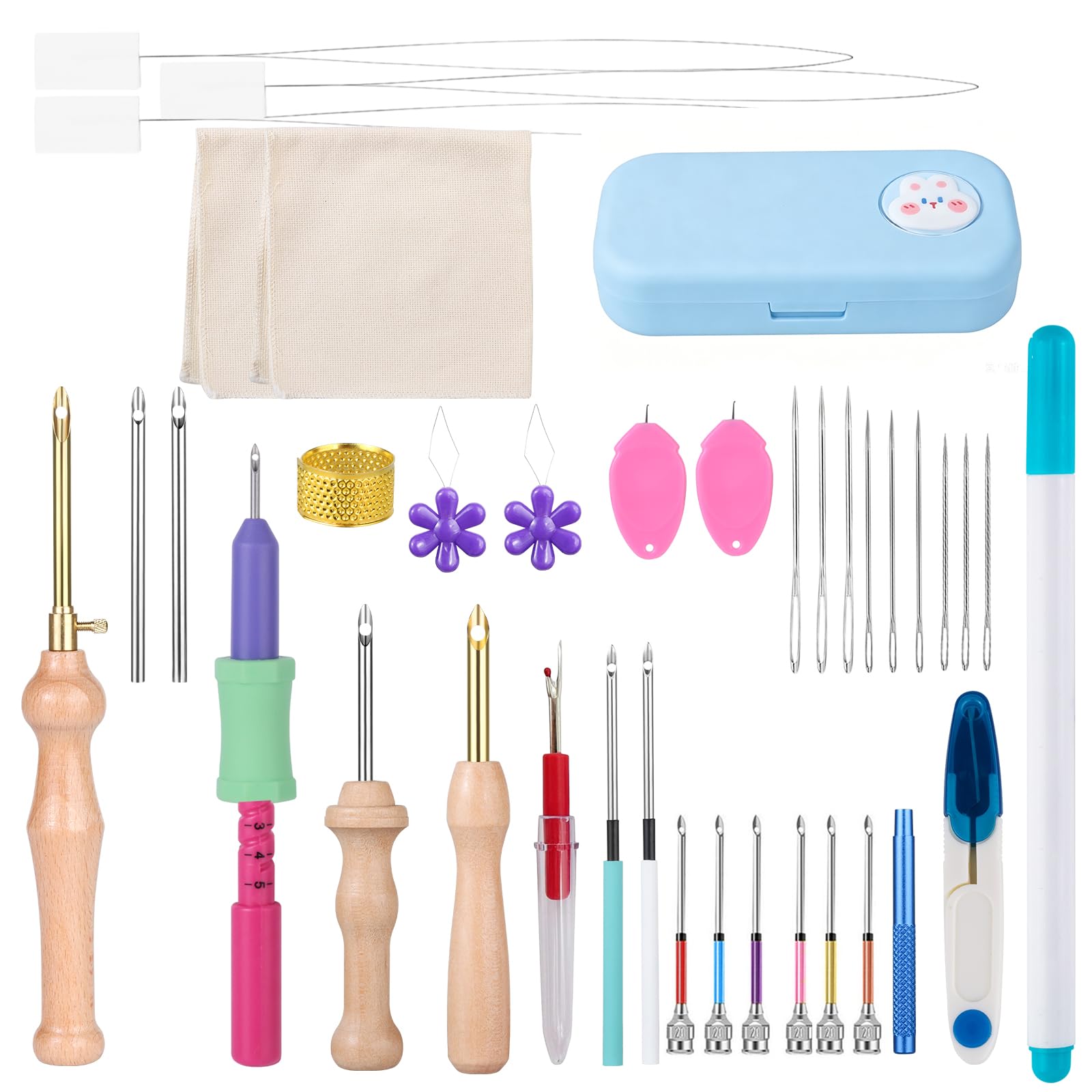 Amazon.com: Adjustable Punch Needle Kit for Adults Beginners,2.2mm