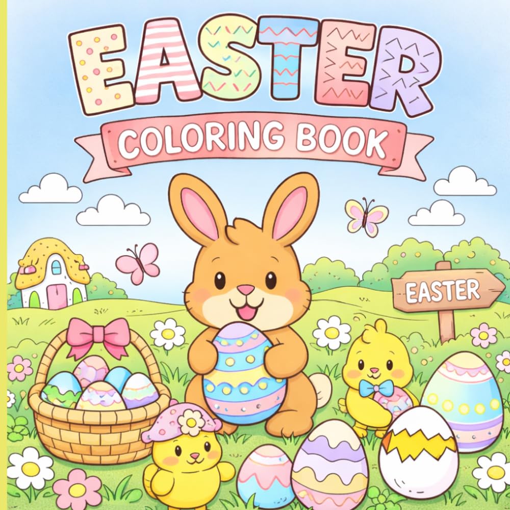 Fun and Easy Easter Coloring Book