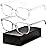 Gaoye Blue Light Blocking Glasses - Fashion Square Eyeglasses, Anti UV Ray Computer Gaming Glasses Blue Blockers for Women/Men