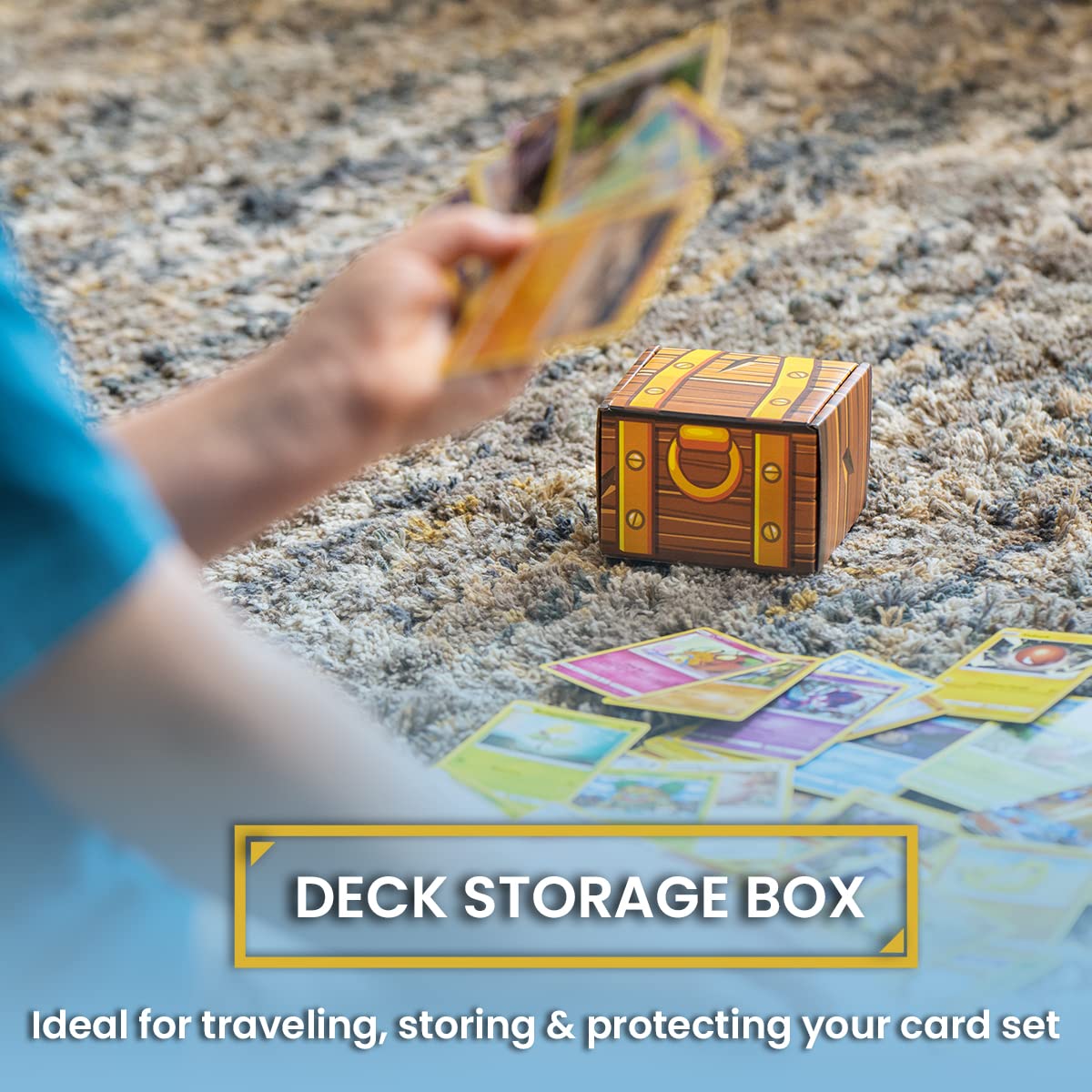 Amazon.co.jp: Golden Groundhog TCG デッキボックス ポケモンカード50 