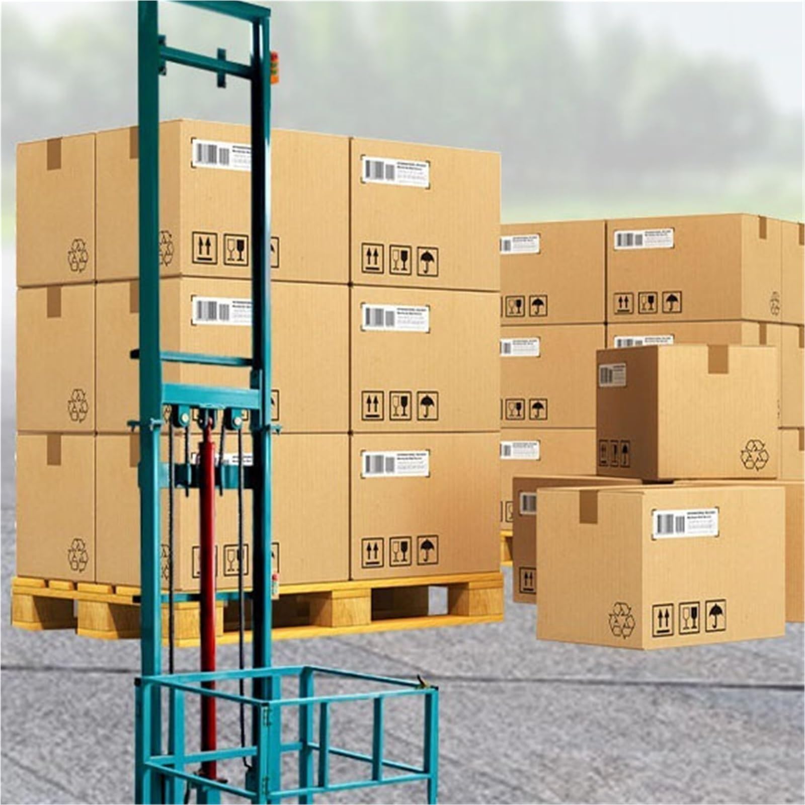 ascensore domestico Lift Cargo Elevator Factory Piattaforma elevatrice semplice Monorotaia telecomandata montascale(Piccolo)