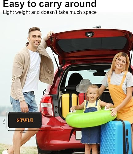 Miniatura 7 de Pantalla de proyector con soporte, pantalla de proyector para exteriores de 100 pulgadas, pantallas de proyector portátiles 169 4K HD Pantalla de