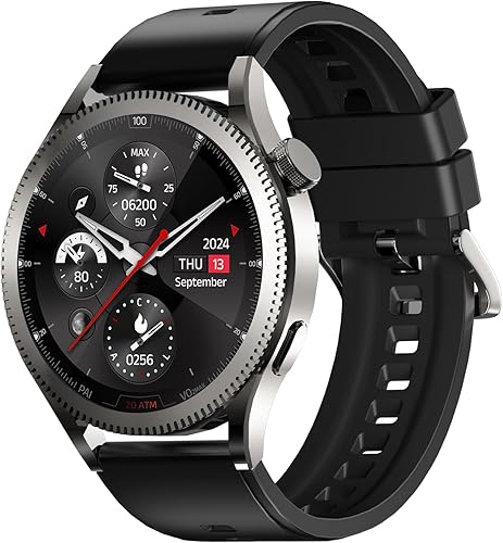 Miniatura 2 de Reloj inteligente con modos deportivos de llamadas, monitor de presión, contador de pasos, monitor de sueño, compatible con llamadas BT, 1.42