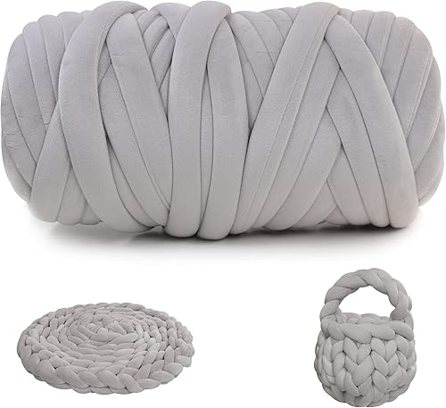 Hilo grueso para tejer con brazos, hilo de vellón suave guofa para manta de almohada, bolsa de tejer a mano, cama de gato y decoración del hogar de