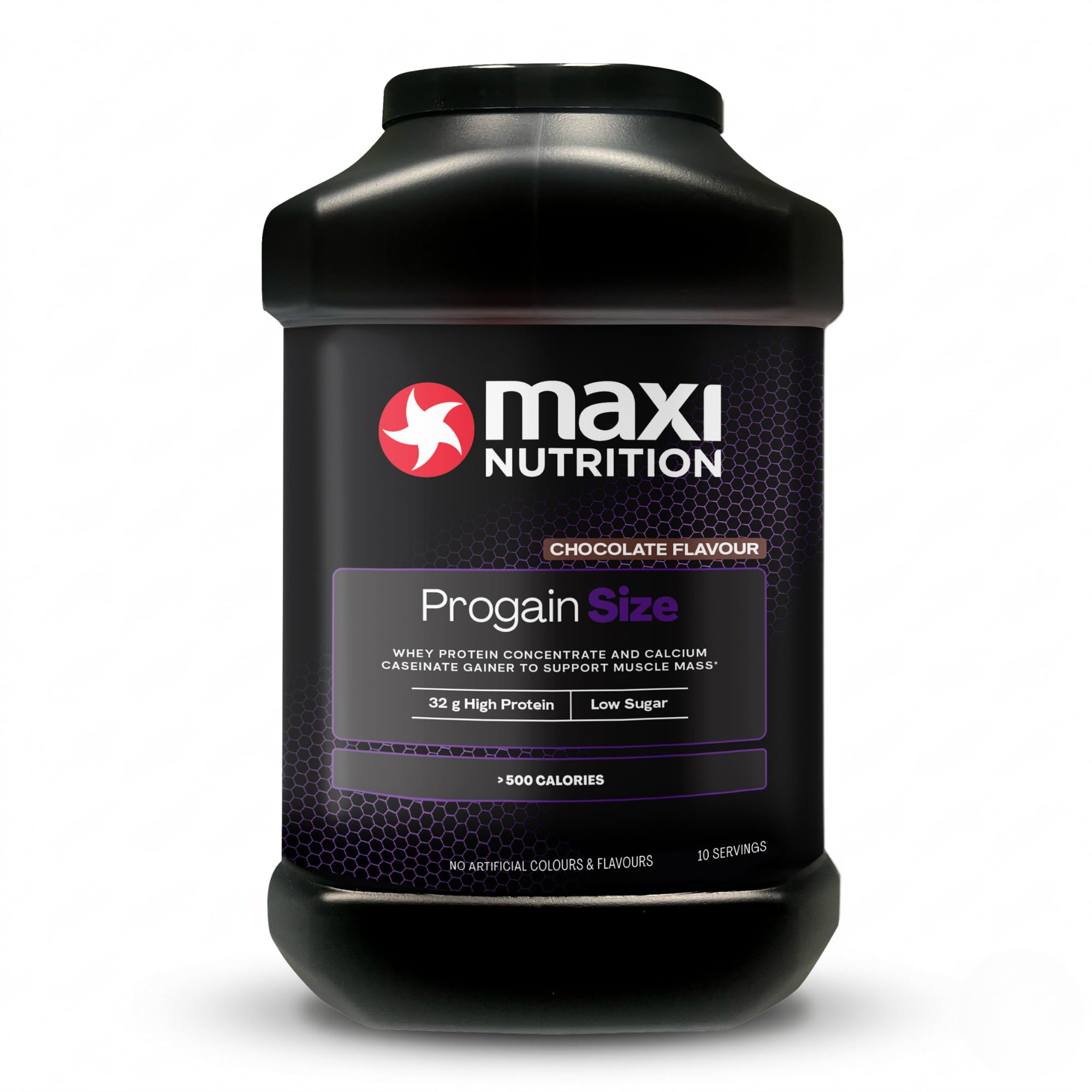 MaxiNutrition Progain | Whey Protein Powder Sports Supplement Shake for Size and Mass | Chocolate, 1.2kg - 10 Servings