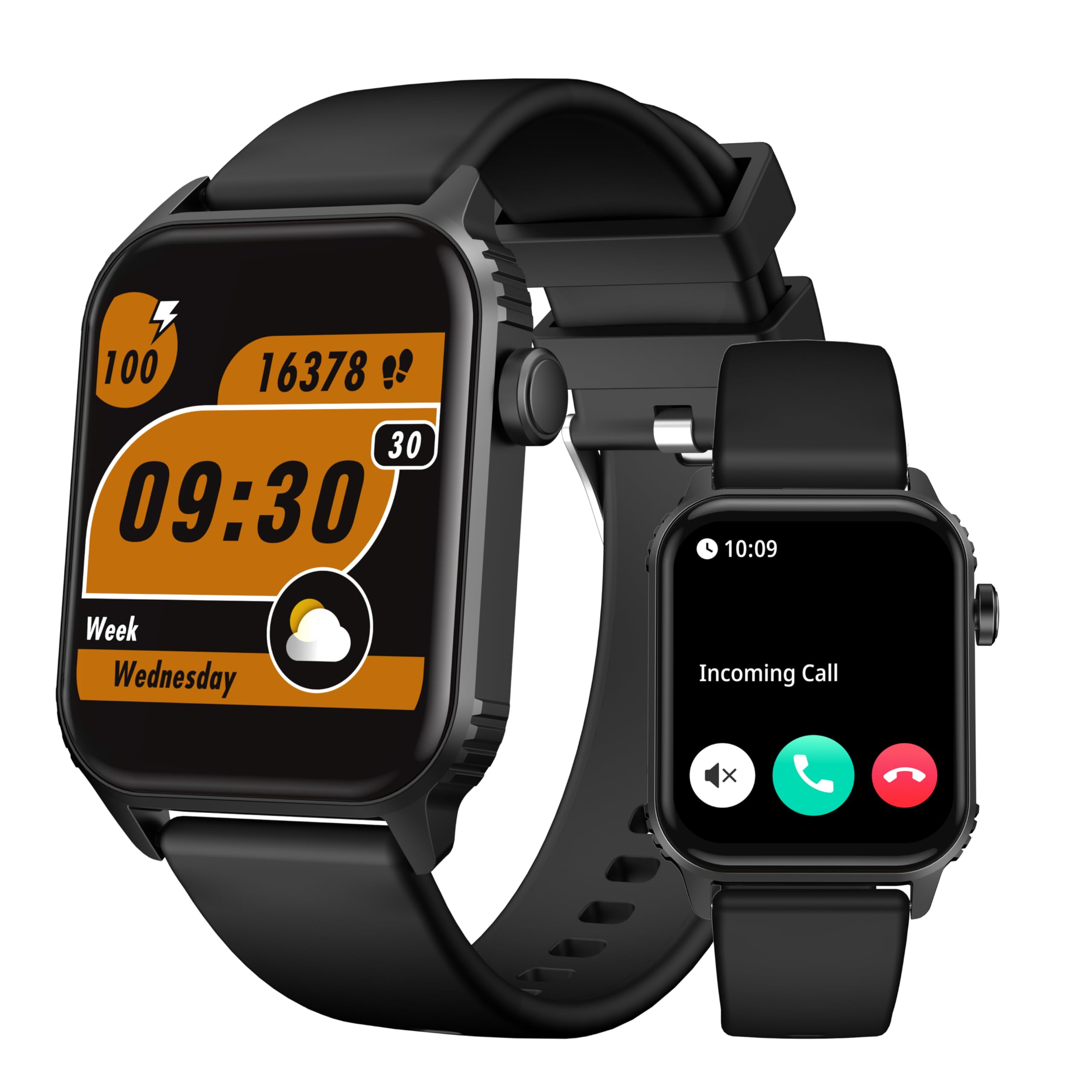 DigiKuber Smartwatch mit Telefonfunktion, Wasserdichter Fitn