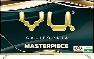 Vu 189cm (75 inches) Masterpiece Frame Series 4K QLED TV 75MASTERPIECE (Armani Gold)