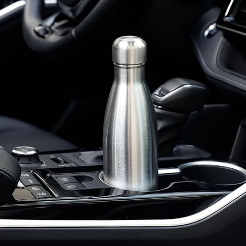 Miniatura 7 de Volhoply Botella de agua aislada de acero inoxidable de 17 onzas, frasco al vacío de doble pared, mantiene el frío 24 horas y el calor 12 horas,