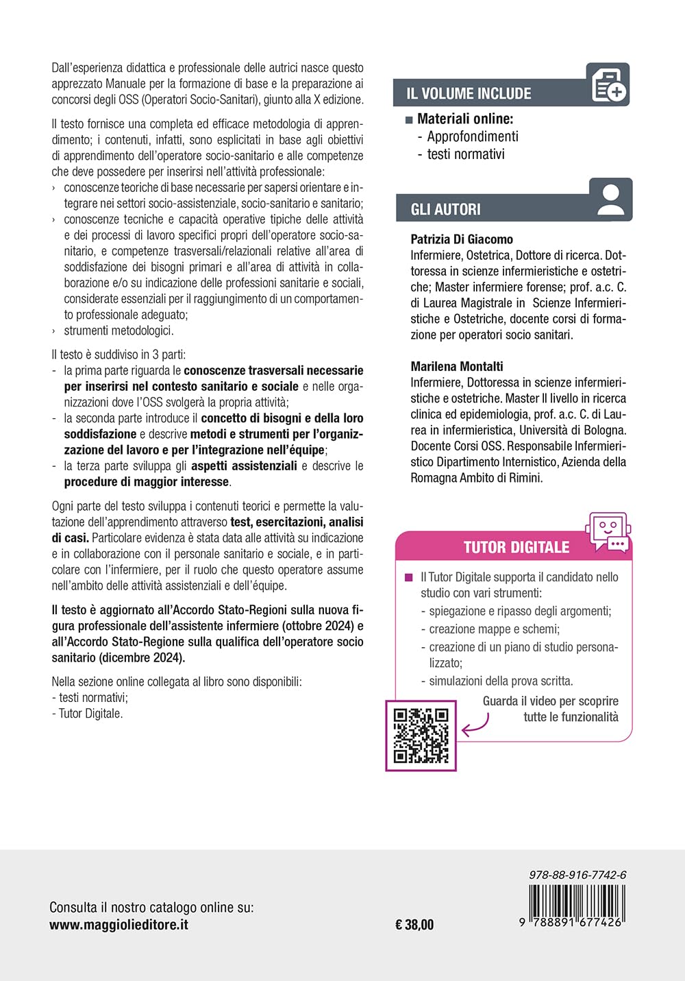 Manuale per OSS Operatore Socio Sanitario - Guida Teorico Pratica per tutte le prove di concorso