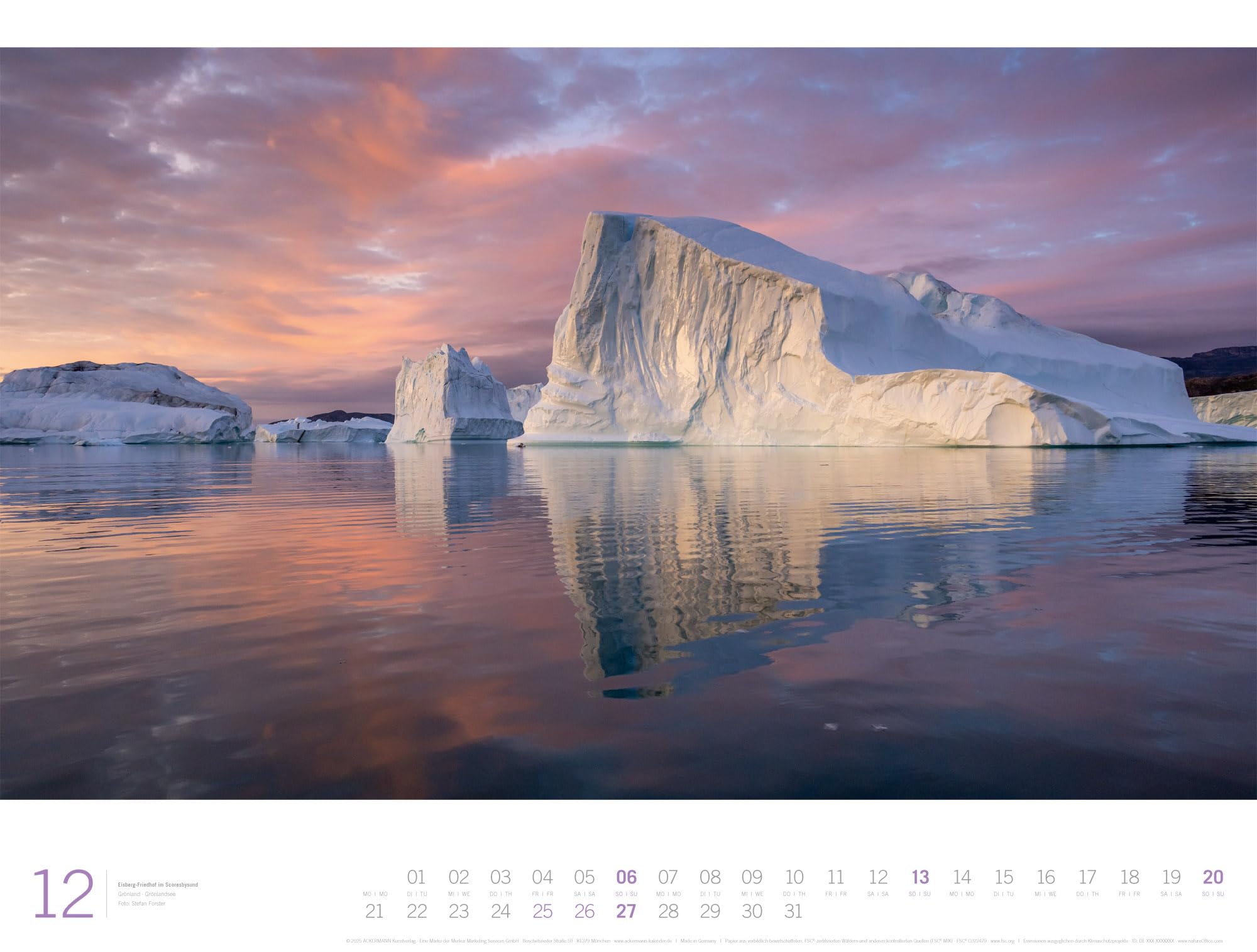 Meer Gallery Kalender 2026 | Außergewöhnlicher Meeres-Kalender im großen Querformat (66x50 cm) | Küste und Strand im Großformat