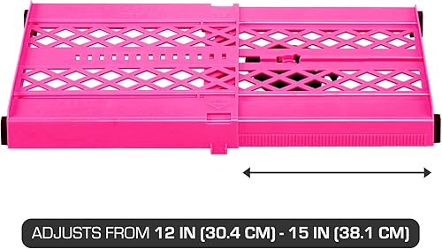 Miniatura 2 de It's Academic LockerMate - Estante ajustable para casillero, fácil de usar, se extiende para adaptarse a tu casillero, color rosa