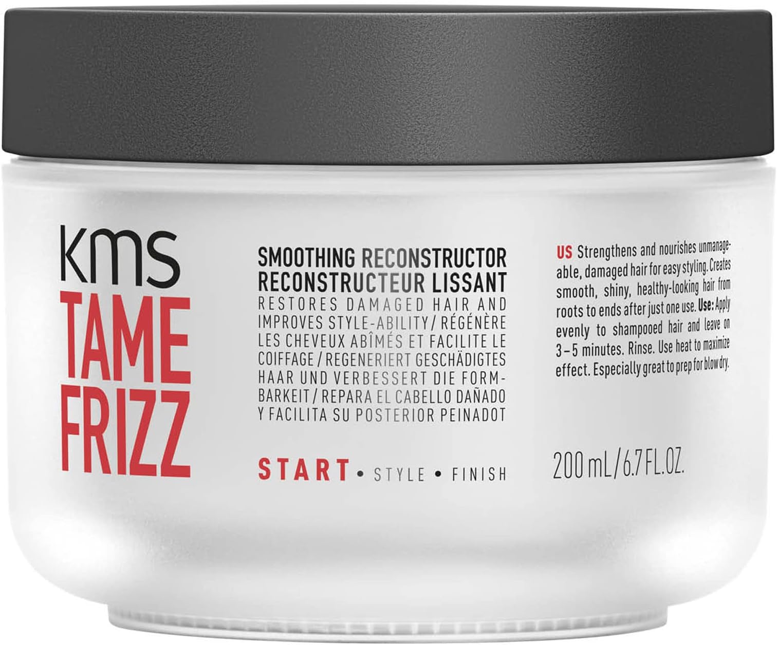 KMS TAMEFRIZZ Smoothing & Moisturizing Leave-In Reconstructor, 6.7 oz