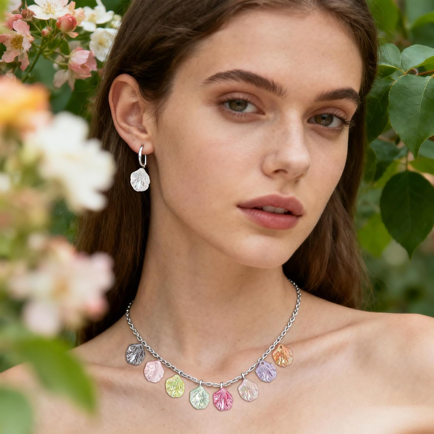 240 Pcs Acrylic Camellia Flower Charms, Delicate Floral Beads for DIY Jewelry Making, Craft Bracelets Necklaces Earrings Decoration - Image 6