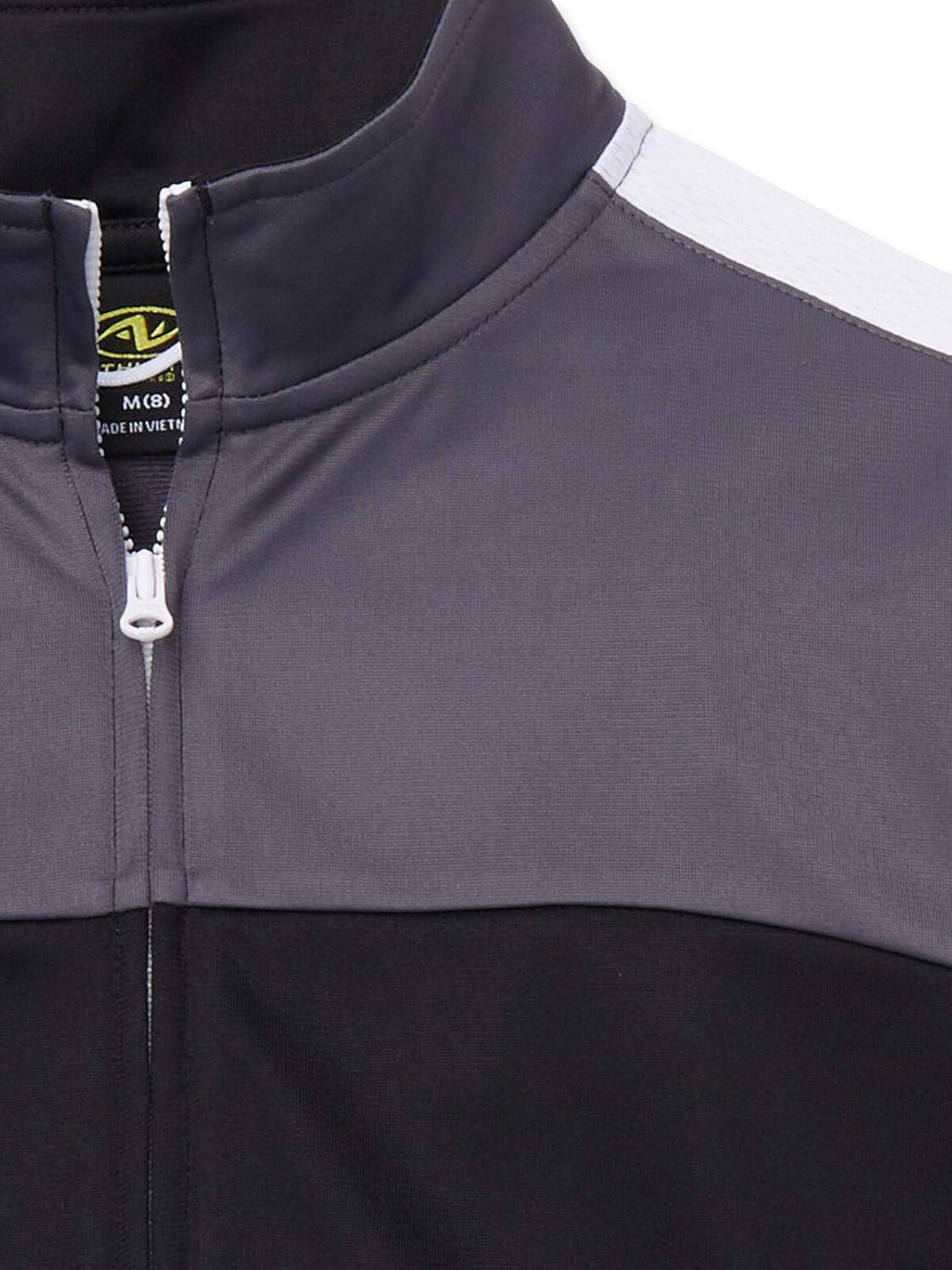 Boy's Tricot Track Jacket (Black, Large 10/12) - Image 3