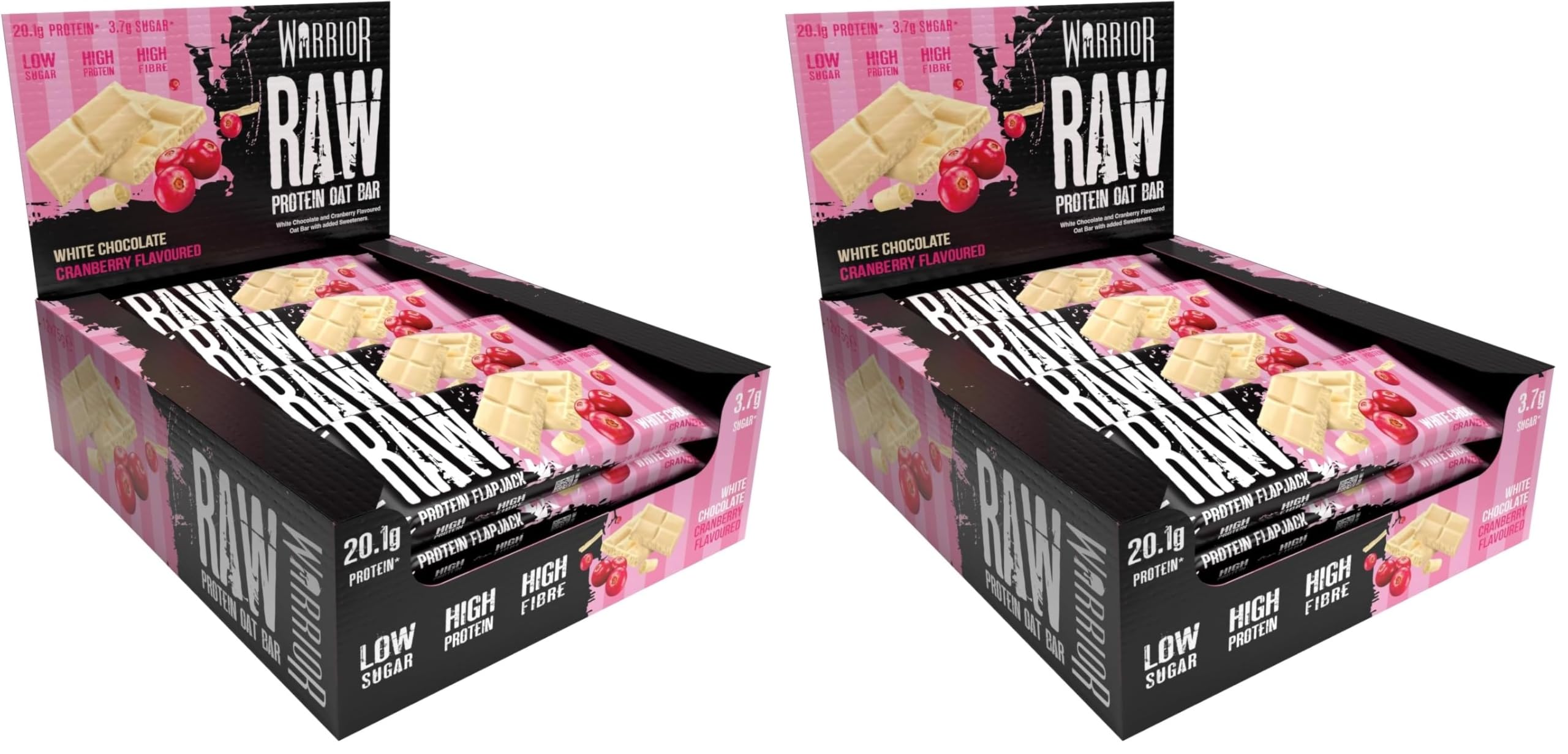 Warrior RAW Protein Bars 12 x 75g – 20g High Protein Bar, Low Sugar High Fibre Oat Protein Flapjack – Protein Snacks, Meal Replacement Bars (Chocolate Brownie) — view 17