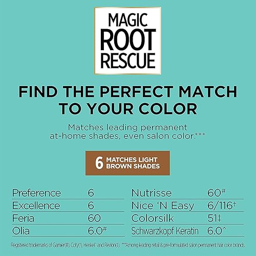 Miniatura 9 de L'Oreal Paris - Magic Root Rescue. Kit para teñido en 10 minutos de la raíz del cabello, teñido permanente del cabello con aplicador rápido y preciso
